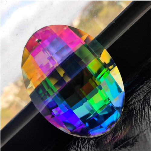 76mm colorful crystal - colorful,
