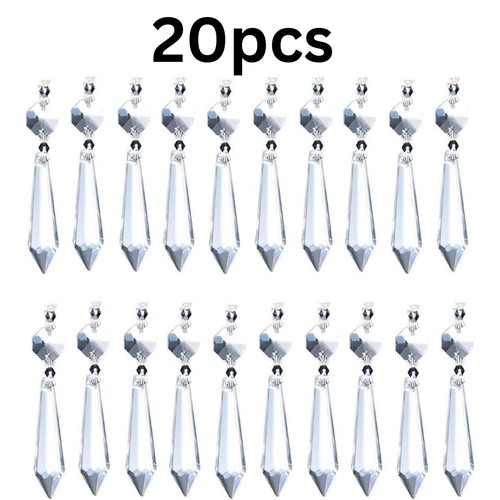Pcs clear crystal - 20,