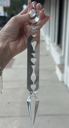 Cut crystal clear - clear, spear